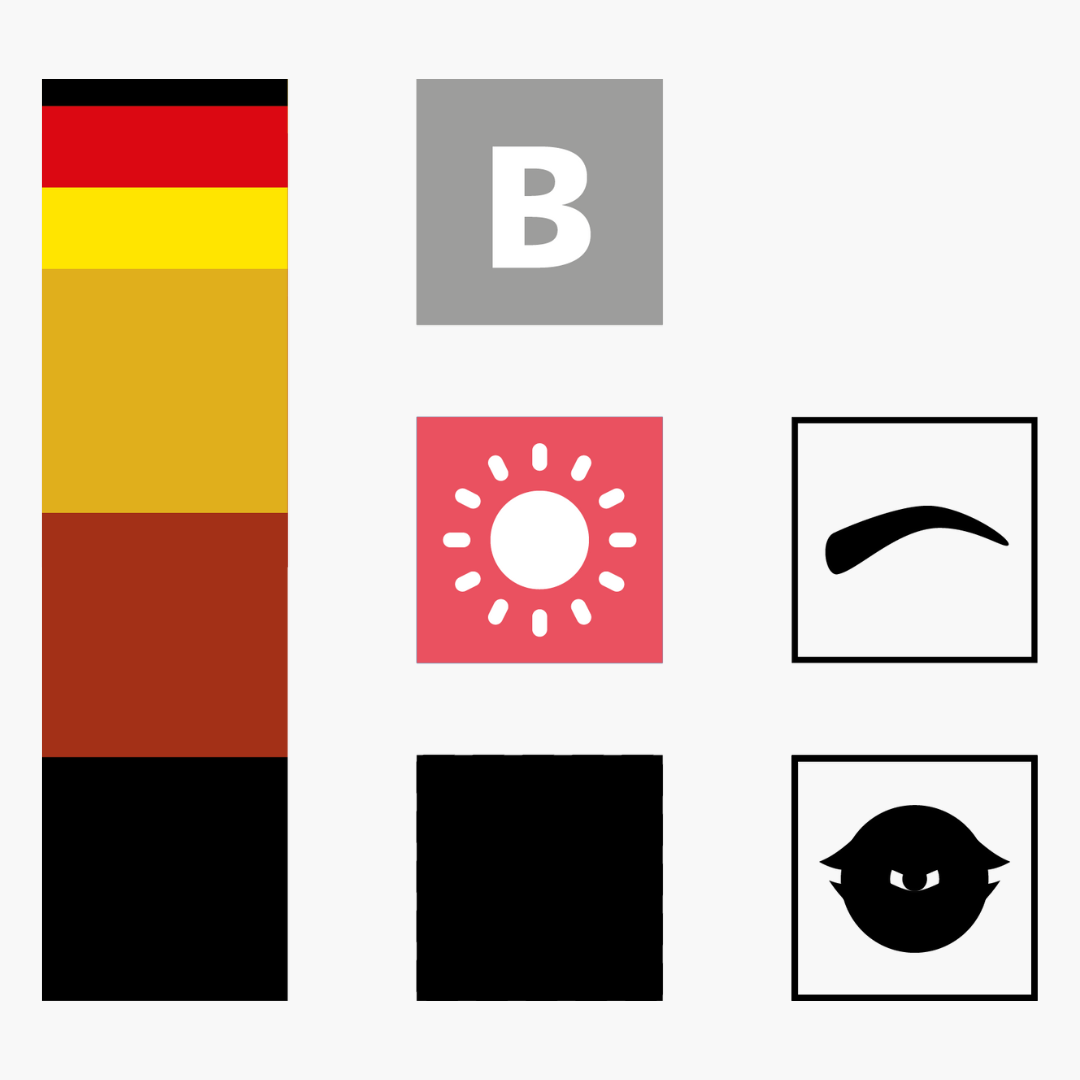 Infografica pigmento 713 Blond Brown Swiss Color – Dati tecnici Serie 7 PMU con temperatura calda, copertura media e formula ibrida per sopracciglia e areola.