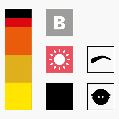 Infografica pigmento 714 Medium Brown Swiss Color – Dati tecnici Serie 7 con temperatura calda, formula ibrida, copertura forte e indicazioni per sopracciglia e areola nel trucco permanente PMU.