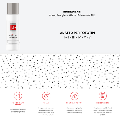 Swiss Color 901 Pigment Solution 5 ml – Diluitore professionale per pigmenti PMU, ideale per soft shading e tecniche Powder Brows.